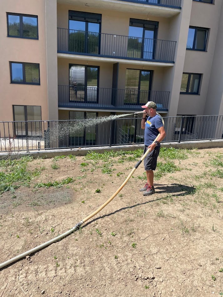 Hydroosev a spevňovanie svahu